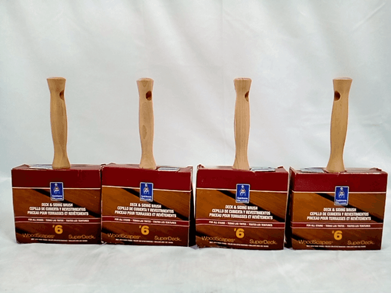 Sherwin Williams Deck & Siding Brush 6, 4Pack Dutch Goat