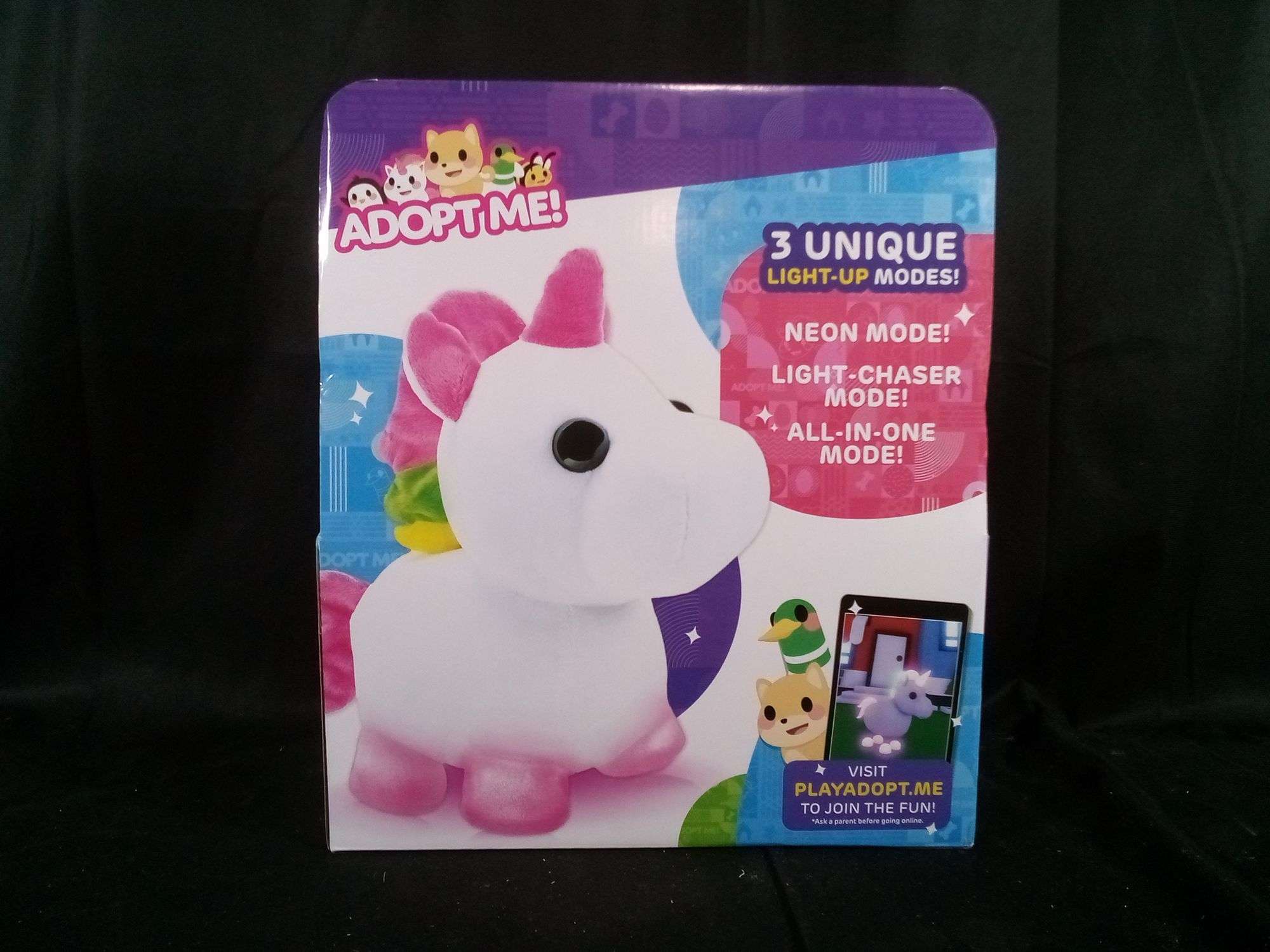 Adopt Me! Neon Unicorn Light-up Plush - Dutch Goat