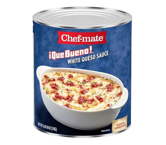 Chef-mate iQue Bueno! White Queso Sauce – 10 oz (3kg)