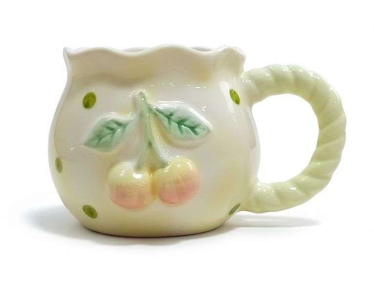 Lot of 18 VISIBLE A Pocket Style Pure Hand-Painted Ceramic Mug