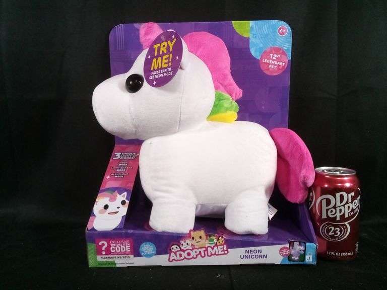 Adopt Me! Neon Unicorn Light-up Plush - Dutch Goat
