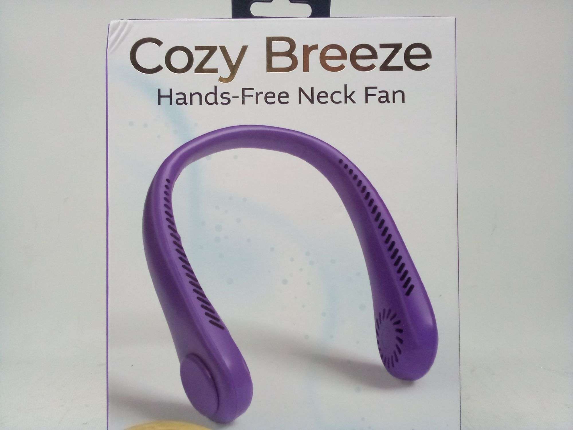 Gabba Goods Cozy Breeze Hands Free Neck Fan – Purple GG-FNKNK-PRP