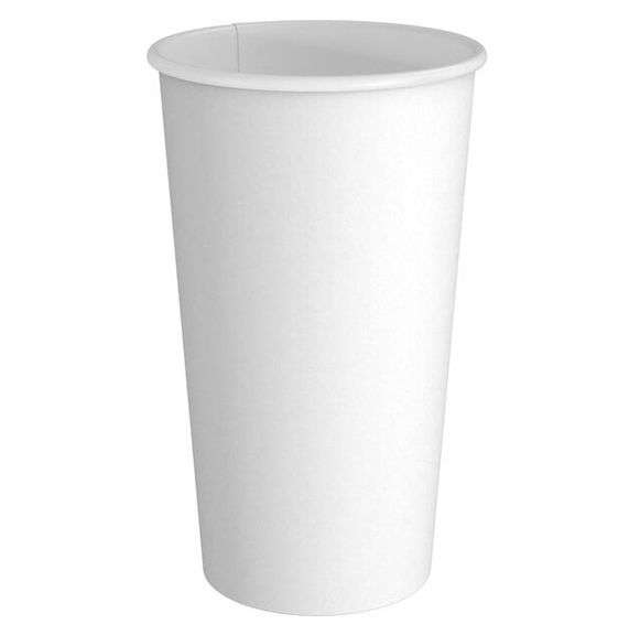 Choice Paper Hot Cups β White 16 oz 1000/Case (20 Packs of 50)