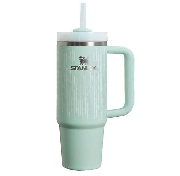 Stanley Flowstate Quencher H2.0 Tumbler w/Straw & Handle β Soft Rain Mint 40 oz