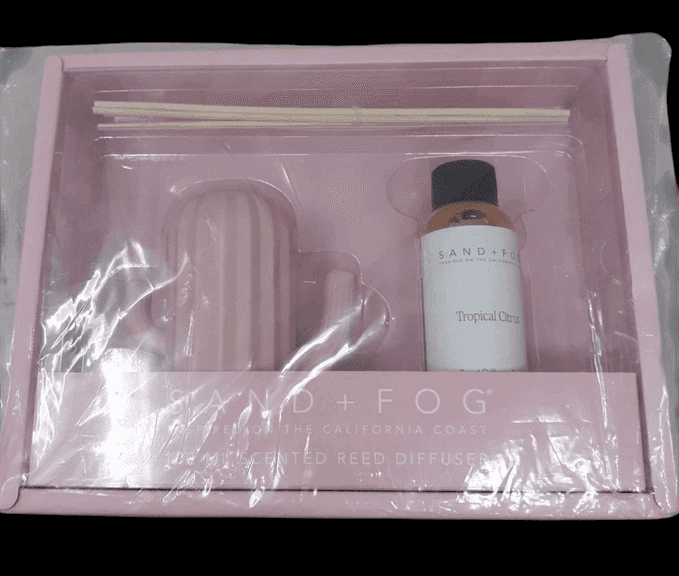 Sand + Fog Tropical Citrus Reed Diffuser Cactus