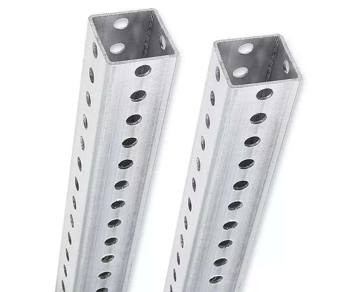 Square Metal Tubing Sign Posts – Silver 72"L 6-Count