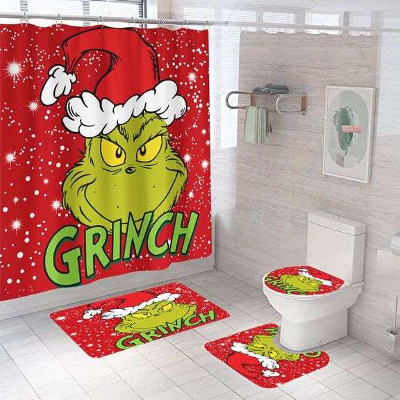 The Grinch Stole Christmas Shower Curtain Set