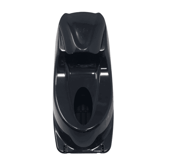 1 L Push Operation Foam Hand Soap Dispenser Wall Mount, Plastic Black