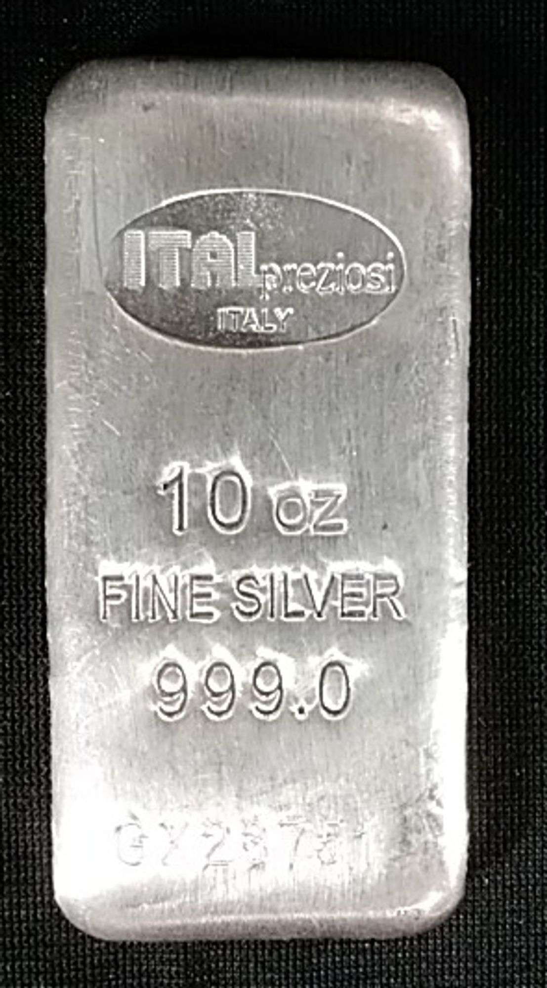10 oz Italpreziosi .999 Fine Silver Bar - Verified Silver - Dutch Goat