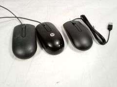 Assortment Of Optical Wired Mouse, Black