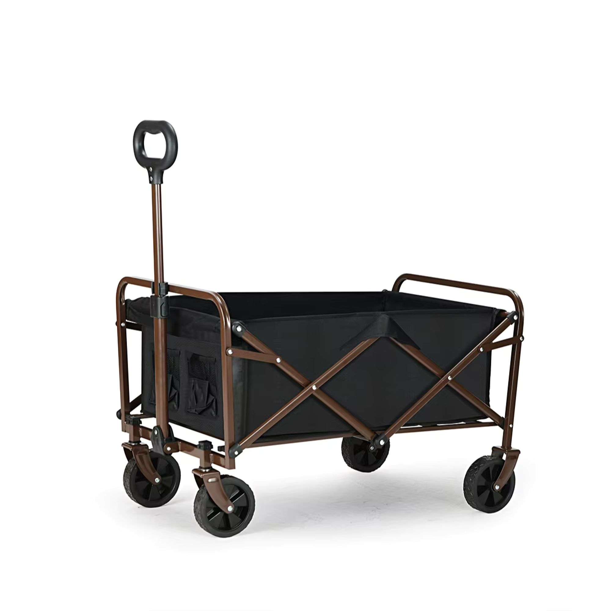 Bynee, Small Camping Foldable Wagon YDC-008, Black - Dutch Goat