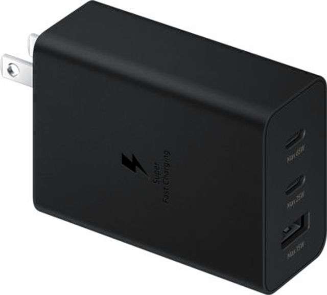 Samsung, 65W Power Adapter Trio, Black