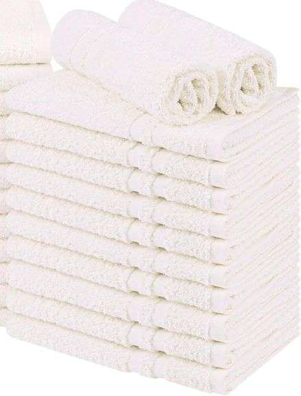 Towel Hub Cotton Hand Towel Set – 16" x 26" 1 Dozen WH1626