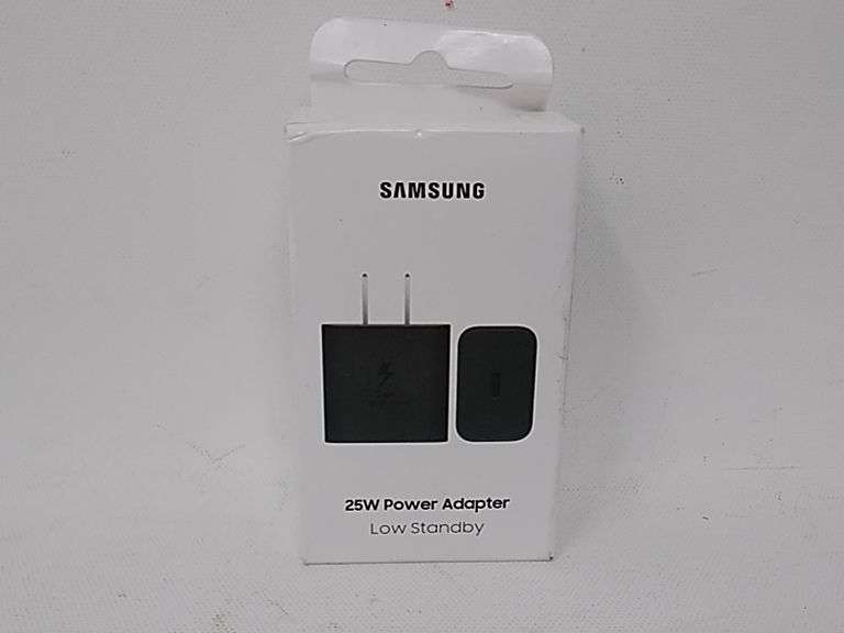 Samsung, 25W USB C Power Adapter, Fast Charging With Low Standby Power