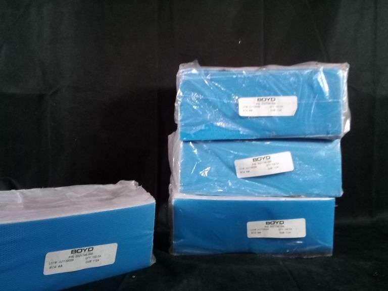 Lot Of 4 Basic, Vinyl Synthetic Gloves, Clear, X-Large, 100 Count VGPF 3004