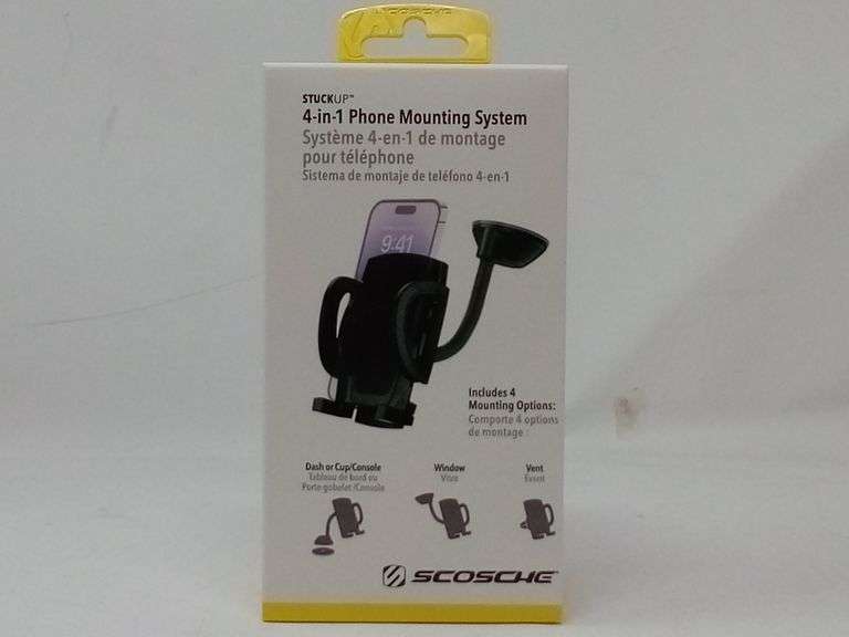 Scosche Stuck Up 4-in-1 Phone Mounting System