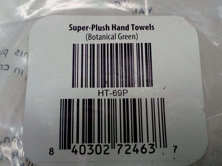 Super-Plush Hand Towels – Botanical Green