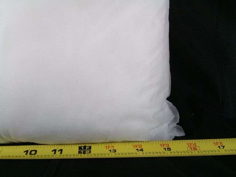 Lot Of 2 Square Cushion Filling, White, 15"