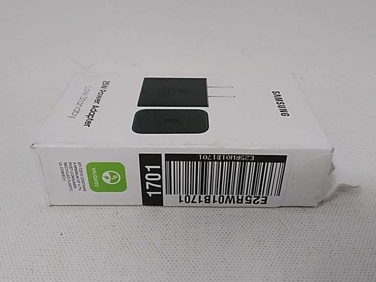 Samsung, 25W USB C Power Adapter, Fast Charging With Low Standby Power
