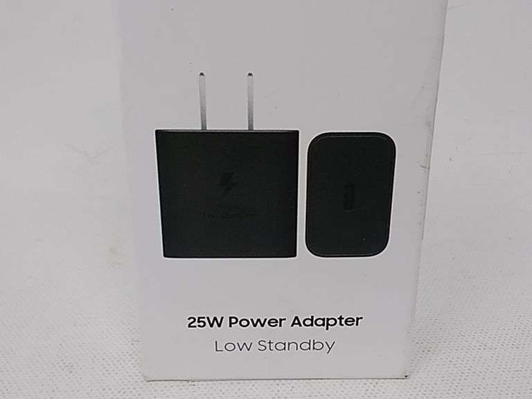 Samsung, 25W USB C Power Adapter, Fast Charging With Low Standby Power