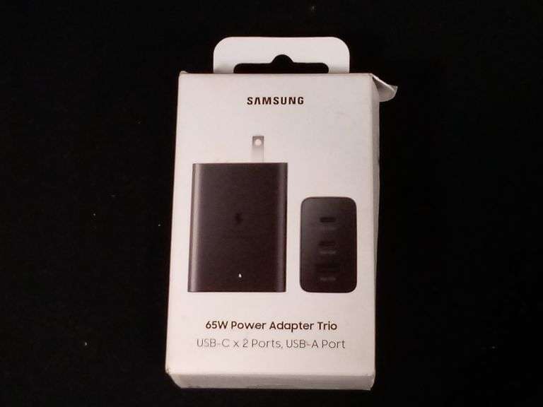 Samsung, 65W Power Adapter Trio, Black