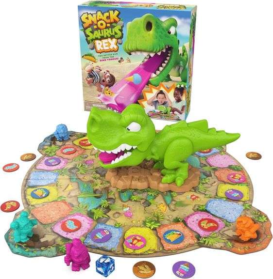 Spin Master Snack-O-Saurus Rex Interactive Dinosaur Toy