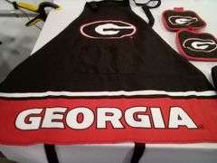 Georgia Apron, Oven Mitt and Pot Holders Set – 4 Piece