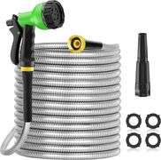 Expandable Garden Hose With Spray Gun, Flexible