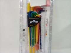 Wiha Ball End Color Coded SAE L-Key Set – Inch 13 Piece