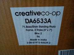 Lot Of 2 Creative Co-op, Standing Photo Frame, 2 Styles, 5" x 7"
