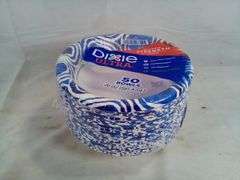 Dixie Ultra Compostable Bowls – White/Blue 20 oz 50 Count
