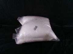 Lot Of 2 Square Cushion Filling, White, 15"