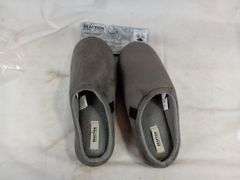 Men's Kenneth Cole Reaction Memory Foam Slippers – Grey Size: M (8-9) Pair