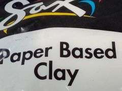 Lot of 6 Sax Paper Based Clay – 16 oz