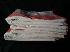 Lot Of 4 Kaufman, Oversized Cotton Beach Towels, Coral/Sea Glass, 2 Pack
