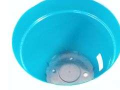 Lot Of 3 Deroma, Recycled Jacinto Planter, Blue, 10"