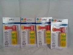 Lot of 4 321 Party! Portable Handheld Air Horn – 1.23 oz ea.