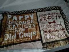 Kieetlan Grandpa Birthday Gifts Blanket – Best Pappy Ever