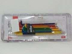 Wiha Ball End Color Coded SAE L-Key Set – Inch 13 Piece