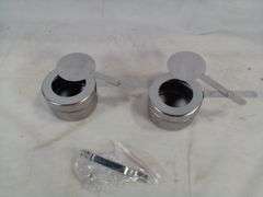 Lot of 2 Stainless Steel Chafing Fuel Holder