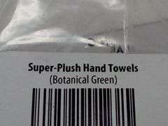 Super-Plush Hand Towels – Botanical Green