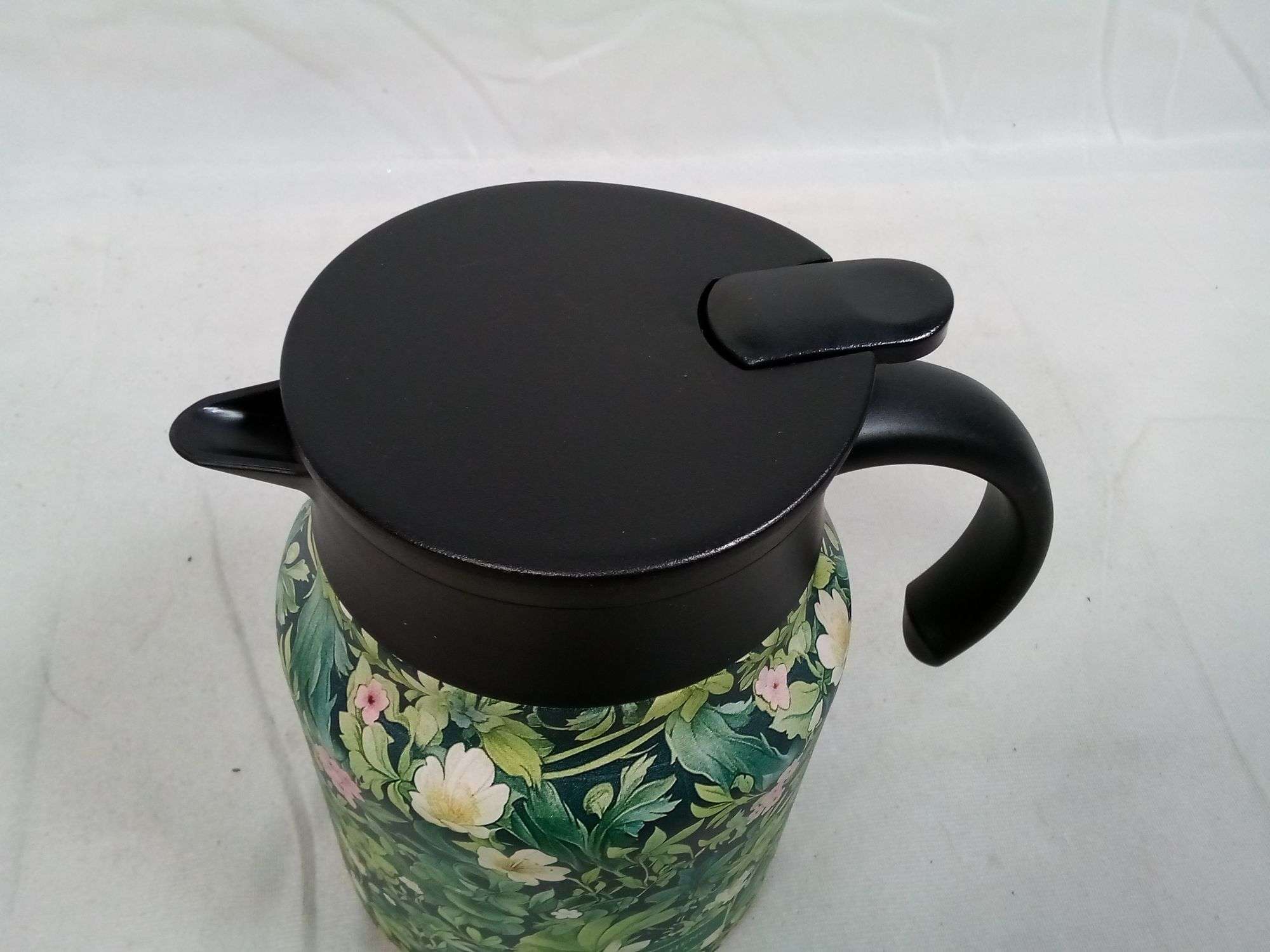 Hongsheng Zuoka Vintage Floral Print Insulated Tea Thermos with