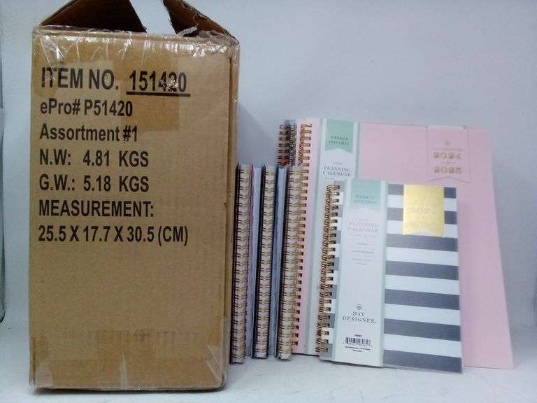 Assortment of Day Designer Tabbed Weekly/Monthly Planning Calendars