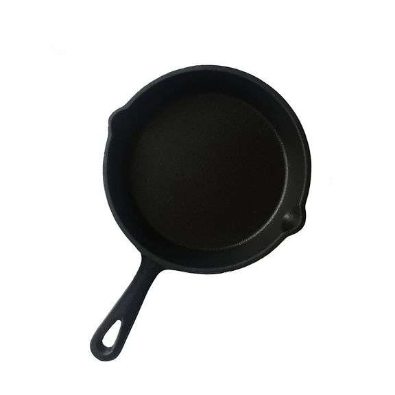 Lot of 2 Cast Iron Skillets – Black - 6" - (10" includes the handle)