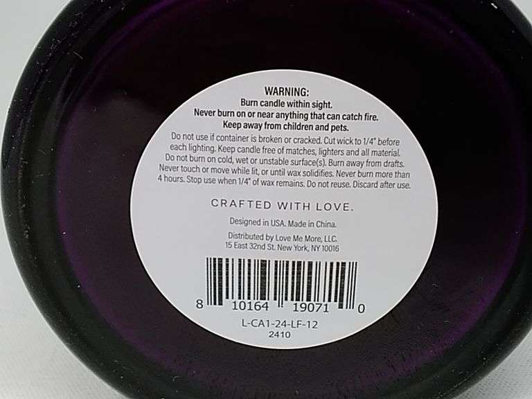 Love Me More Lavender Fields Scented Candle – 3-Wick 24 oz