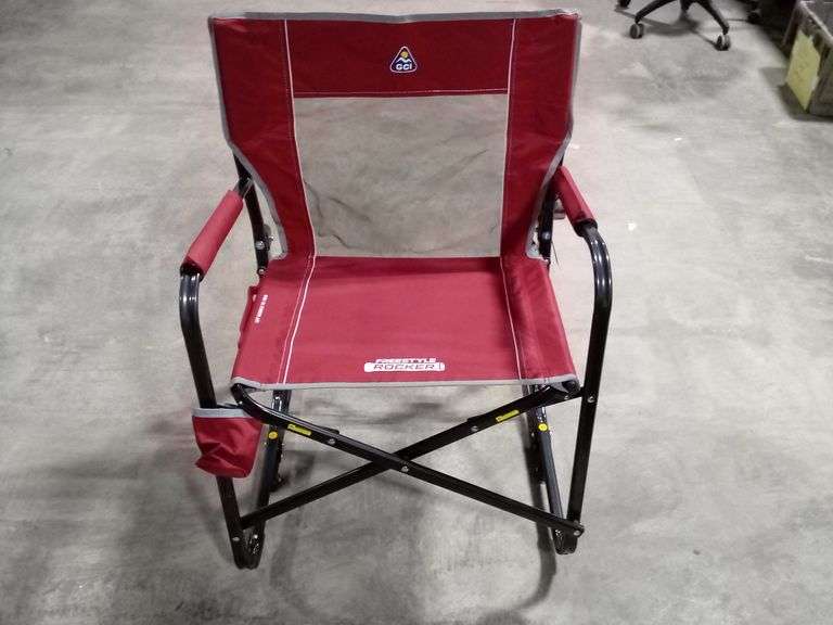 GCI, Freestyle Foldable Rocker Chair, Red