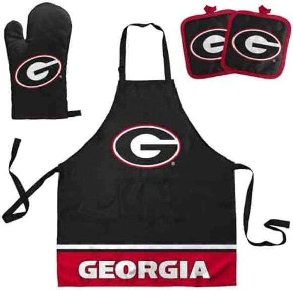 Georgia Apron, Oven Mitt and Pot Holders Set – 4 Piece