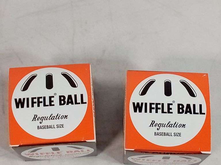 Lot Of 2 Markwort, Regulation Wiffle Ball, White