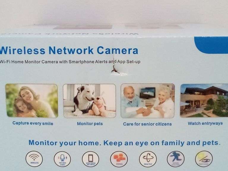 Wireless Network Smart Camera CB201, White, 2 Pack