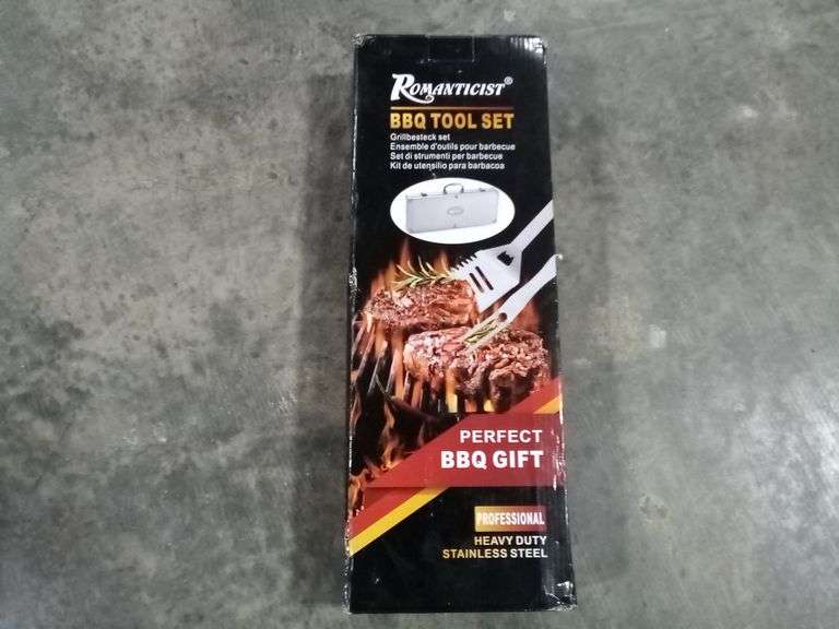 Romanticist Professional Heavy Duty Stainless Steel BBQ Tool Set